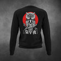 Owl Skull Backprint Sweatshirt